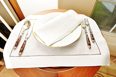 Linen Placemat. Linen Coconut Milk color. All linen. 14"x20".1pc